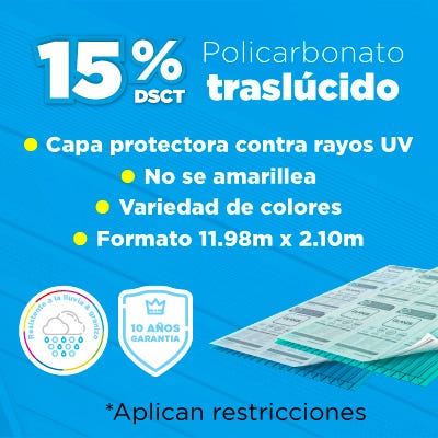 Policarbonato Alveolar Glanze