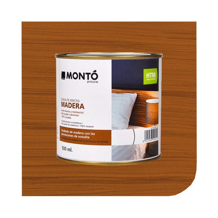 HTM pintura efecto madera 500 ml