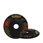 Disco desbaste para metal de 4 1/2 x 1/4 pulgada DEWALT