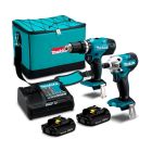 COMBO TALADRO DHP453 Y ATORNILLADOR DTD156 1.5AH MAKITA