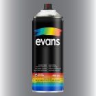 Pintura en spray evans color plata cromado