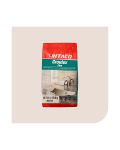 EMPORADOR PORCELANA GROUTEX SIN ARENA COLOR BEIGE 2KG INTACO