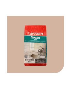 EMPORADOR PORCELANA GROUTEX SIN ARENA COLOR TAN 2KG INTACO