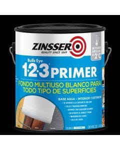 IMPRIMACION 123 PRIMER AL AGUA BLANCO MATE GALON ZINSSER