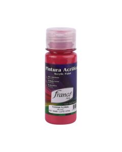 Pintura acrílica fucsia floral de 60 mililitros FRANCO