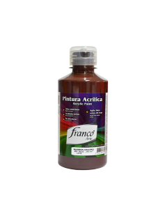 pintura acrilica marron oscuro
