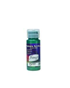 pintura acrilica verde navidad metalizado franco