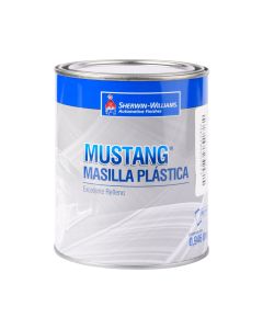 MASILLA PLASTICA CON CATALIZADOR DE 1 LITRO MUSTANG