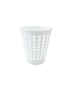 TACHO PLASTICO CALADO 5 LITROS BLANCO RIMAX