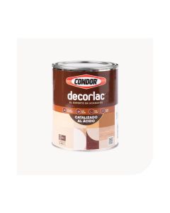 DECORLAC TRANSPARENTE SEMI MATE LITRO CONDOR