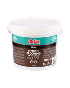 ADHESIVO PISO HB260 HYBRIDO BEIGE 8KG AKFIX