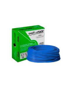 CABLE FLEX THHN AZUL-COBRE 14AWG 90°C 600V CABLEC