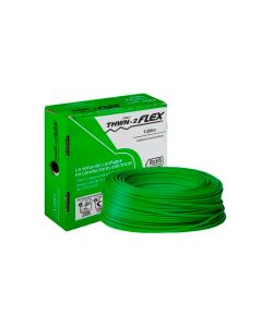 CABLE FLEX THHN VERDE-COBRE 12AWG 90°C 600V CABLEC