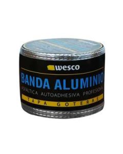 BANDA ASFALTICA AUTOADHESIVA 10 CM X 10 MT WESCO