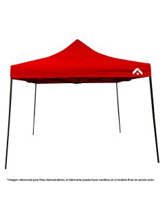 CARPA PLEGABLE 10 X 10 PIES ROJA