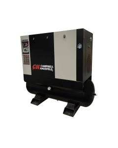 COMPRESOR DE TORNILLO 3 EN 1 MOTOR DE 10 HP 220V TRIFASICO TANQUE DE 300 LITROS Y SECADOR CAMPBELL HAUSFELD