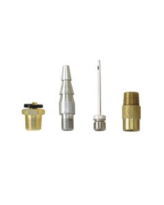 JUEGO DE 4 BOQUILLAS INFLADOR CAMPBELL HAUSFELD 1/4"NPT 