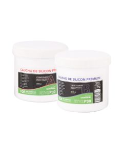 CAUCHO DE SILICON PLATINUM P30 CON CATALIZADOR 1 KG