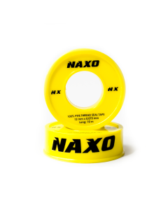 CINTA TEFLON BLANCO 12MM X 0.075MM 10MT NAXO