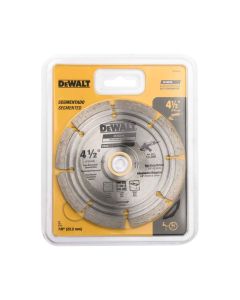 Disco de corte ranurado diamantado de 4 1/2 x 7/8 pulgada DEWALT