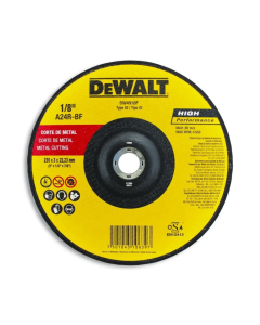 DISCO CORTE METAL 9 X 1/8 X 7/8 PULGADAS DEWALT