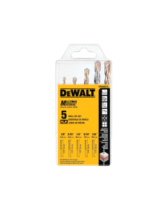 JUEGO DE 5 BROCAS MULTIMATERIAL DEWALT