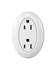 TOMACORRIENTE SPTO DOBLE POLAR 15A 125 250V BLANCO AQUA