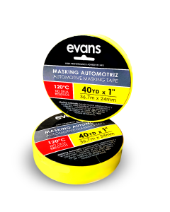 MASKING AUTOMOTRIZ 120°C 24MM 40YD EVANS
