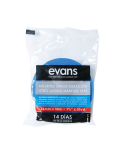 MASKING UV AZUL PINTOR 14DIAS 36MM 55YD EVANS