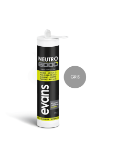 Silicón Neutro para juntas Color Gris EVANS