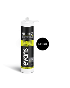 Silicón Neutro para juntas color Negro EVANS