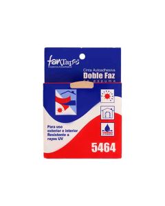 CINTA ESPUMA DOBLE FAZ 12MMX2MX1MM FANTAPE