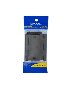 BISAGRA 3UN 3" X 1-15/16" NEGRA MATE C/TORNILLOS FANAL
