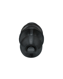 cerradura baño pomo negro italco