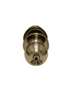 cerradura dormitorio pomo bronce italco