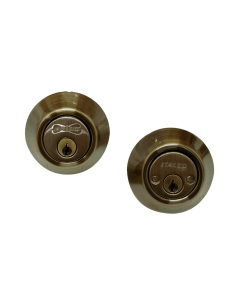 cerrojo doble entrada bronce italco