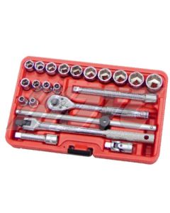 JUEGO DE 22 COPAS 6-22MM MANDO 3/8" JTC TOOLS