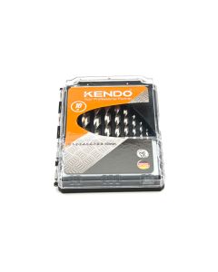 JUEGO DE 10 BROCAS METAL HSS Ø1-2-3-4-5-6-7-8-9-10MM KENDO