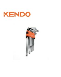 9 LLAVES TORX CABEZA ESFERICA KENDO