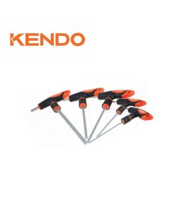 5 LLAVES ALLEN HEXAGONAL 3-4-5-6-8MM EXTRA LARGA KENDO