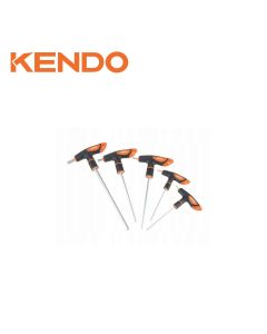 5 LLAVES TORX T10-T30 EXTRA LARGA MANGO GOMA  KENDO