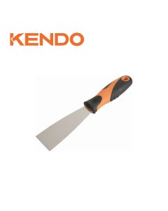 ESPATULA METALICA 100MM MANGO GOMA KENDO