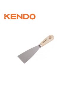 ESPATULA METALICA MANGO MADERA 125MM KENDO