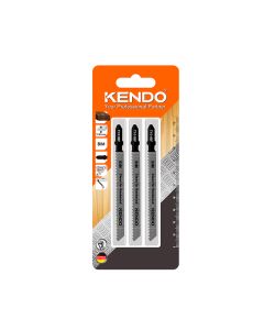 JUEGO DE 3 SIERRAS PARA MADERA DURA T101BF 74MM/3" 2.5MM/10D KENDO