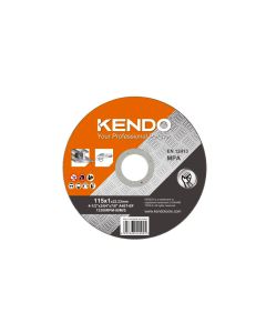 DISCO CORTE METAL 115X1.0X22.2MM PLANO KENDO