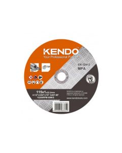 DISCO CORTE METAL 125X3.0X22.2MM PLANO KENDO
