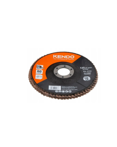 DISCO FLAP ZIRCONIO NUMERO 60 5 X ⅞ PULGADAS (125X22.2MM) KENDO