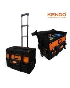 MALETA PORTA HERRAMIENTAS C/RUEDAS 17BOLSILLOS KENDO