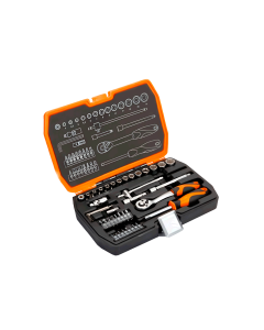 JUEGO 56 UNIDADES RATCHET MANDO-1/4" KENDO