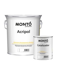 ESMALTE ACRIPOL BLANCO MATE 4LT CON CATALIZADOR MONTO